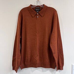 Vintage Eddie Bauer Men's Italian Merino Wool Made in Australia Size XL Sweater